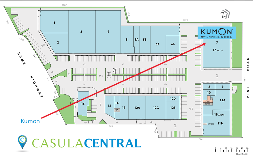 Map showing Kumon Education location